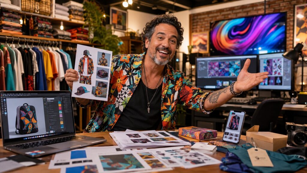 Agostinho Carrara como empreendedor na campanha brasileira do Canva IA 2.0