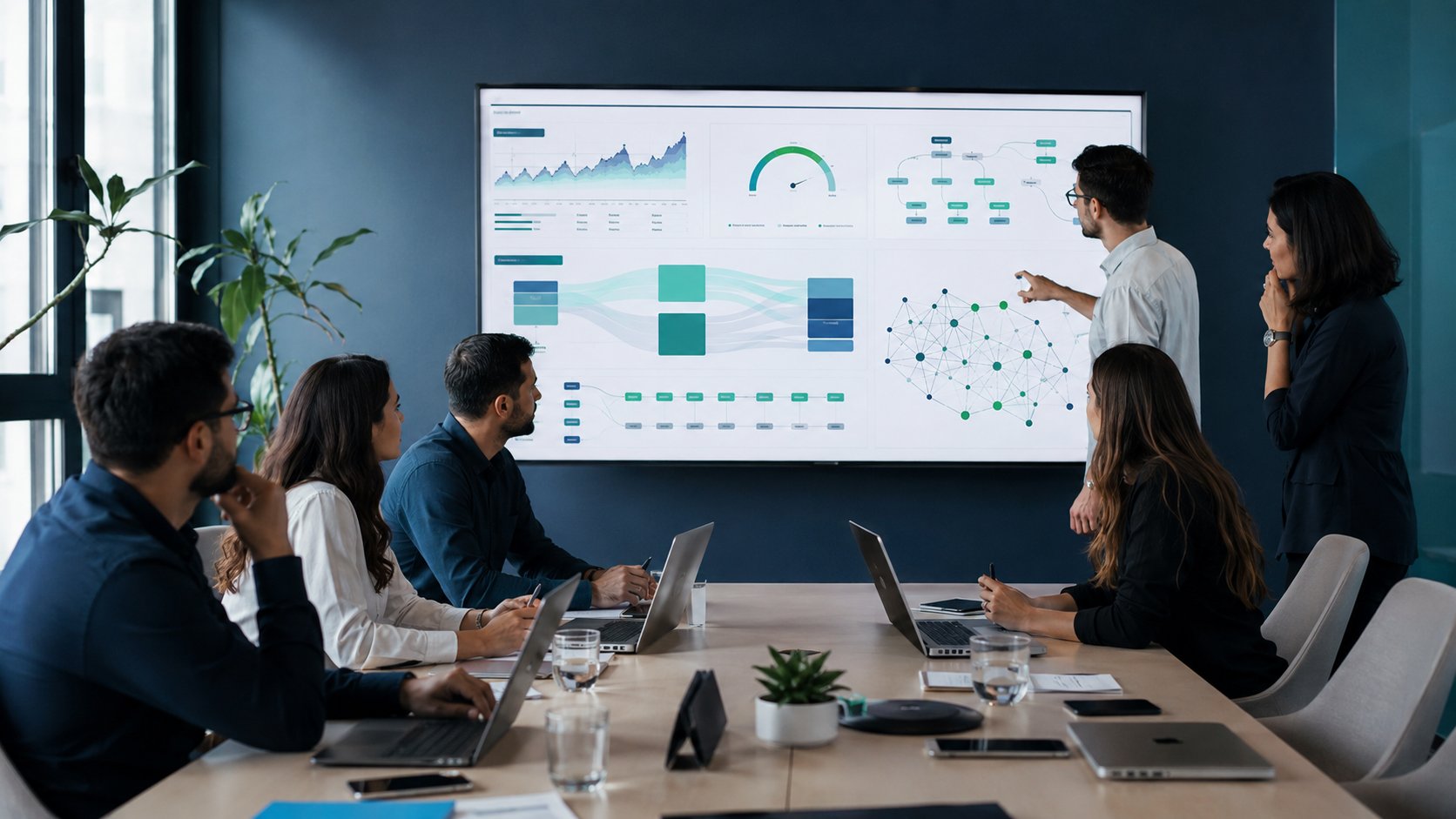 Equipe de consultoria SEO analisando migração de e-commerce