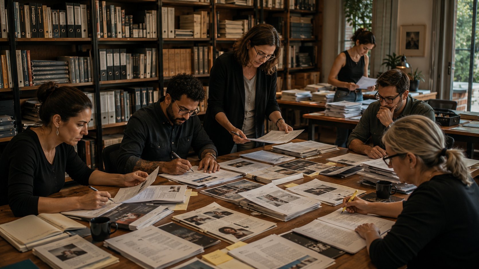 Equipe editorial comparando qualidade, experiência, fontes e utilidade de páginas afetadas