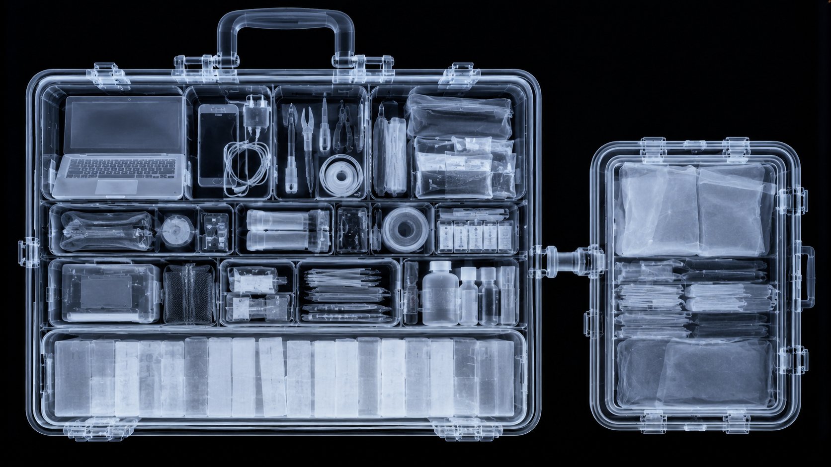 Radiografia industrial revelando os componentes ocultos do investimento de uma microfranquia